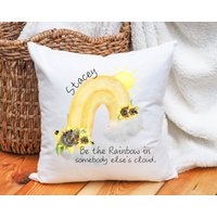 Positivität Geschenk, Pick Me Up Geschenk Für Sie, Freund Mama, Geburtstagsgeschenk, Bienen Regenbogen Sonnenblumen Design von Forgetmeknotwales