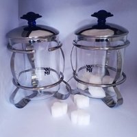 Wmf Azuro Milchkännchen Und Zuckerdose Set Glas Edelstahl Wmf Azuro Milchkännchen Und Zuckerdose Set Glas Edelstahl von ForgetmenotPorcelain
