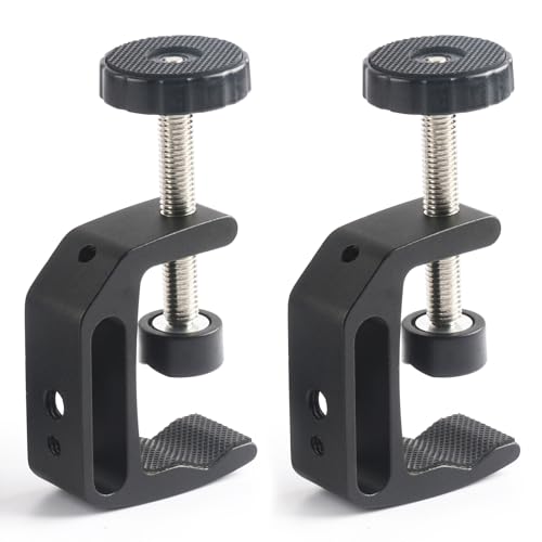 Forhandy 2 Stück C Klemme, Verstellbare Klemmbereich ist 0-47mm, Aluminiumlegierung Trägerklemme C Klemme Klein Schraubklemme Forhandy 2 Stück C Klemme, Verstellbare Klemmbereich ist 0-47mm, Aluminiumlegierung Trägerklemme C Klemme Klein Schraubklemme von Forhandy