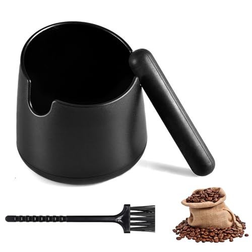 Forhandy Abklopfbehälter für Siebträger mit Reinigungsbürste Mattschwarz Knock Box für Kaffeesatz Kaffeemaschine für Abschlagbox Siebträgermaschin Siebträger Zubehör Forhandy Abklopfbehälter für Siebträger mit Reinigungsbürste Mattschwarz Knock Box für Kaffeesatz Kaffeemaschine für Abschlagbox Siebträgermaschin Siebträger Zubehör von Forhandy