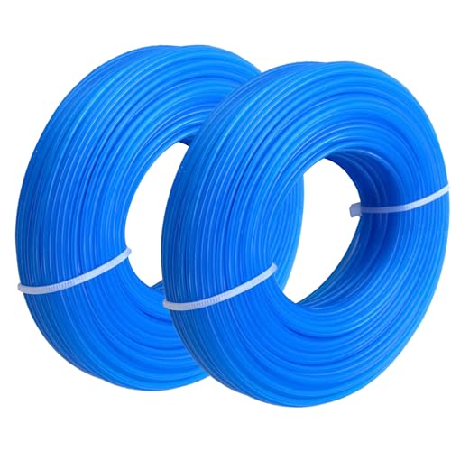 2 Stück 1,6mm x 100m Nylon Mähfaden,Mähfaden Trimmerfaden,Freischneider Faden, Trimmerfaden für Rasentrimmer Ersatzfaden,für Park Garden Yard Rasen Gras und Unkraut von Forhome