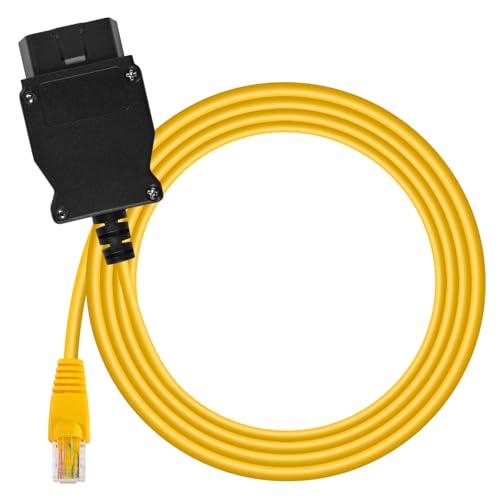 Enet OBD-2 Kabel, 2M Ethernet Interface OBD-2, Schnittstellenkabel Codierung Programmierung Diagnose Anschlusswerkzeuge, ENET OBD Kabel, ICOM ISTA + Bootmod3 Bimmercode F- Serie OBD-2 von Forhome