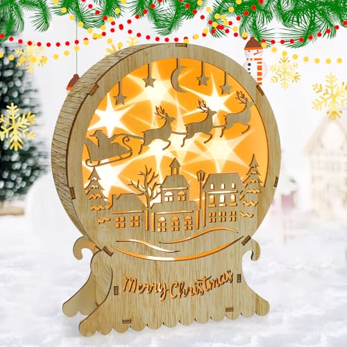 Forhome LED Weihnachtsbeleuchtung aus Holz,Led Weihnachtsschmuck Holz,Weihnachtsdeko Innen,LED Elch Licht,LED Dekoleuchte aus Holz,Weihnachtsstern Beleuchtung Fensterbeleuchtung,für Innen Balkon Forhome LED Weihnachtsbeleuchtung aus Holz,Led Weihnachtsschmuck Holz,Weihnachtsdeko Innen,LED Elch Licht,LED Dekoleuchte aus Holz,Weihnachtsstern Beleuchtung Fensterbeleuchtung,für Innen Balkon von Forhome