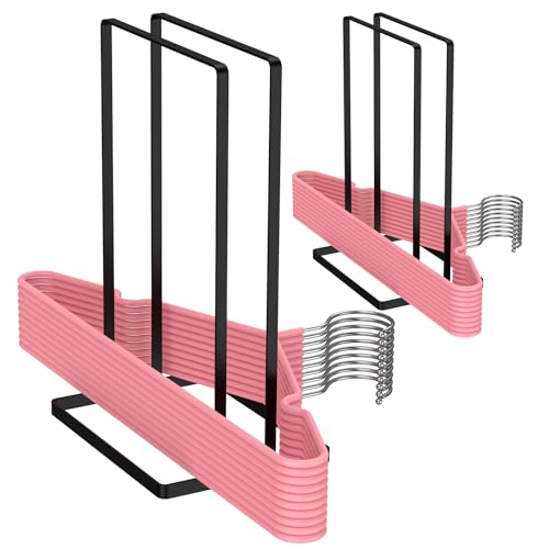 2Pcs Hanger Organizer Abnehmbare Kleiderbügel Lagerung Halter Kleiderbügel Stapler Rack Edelstahl Platzsparend Kleiderbügel Ständer für Schrank Waschküche 2Pcs Hanger Organizer Abnehmbare Kleiderbügel Lagerung Halter Kleiderbügel Stapler Rack Edelstahl Platzsparend Kleiderbügel Ständer für Schrank Waschküche von Foribyw