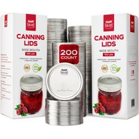 Forjars® Weitmaulgröße | 86 Mm, 200Er-Packung. Dosendeckel Mit Edelstahldeckel Forjars® Weitmaulgröße | 86 Mm, 200Er-Packung. Dosendeckel Mit Edelstahldeckel von ForjarsCanningLids