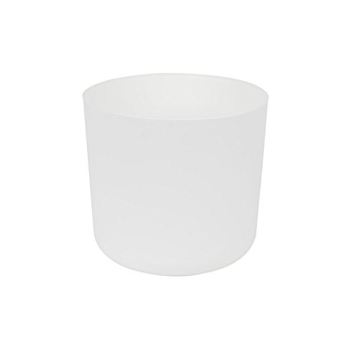 Form Plastic Kunststoff Blumentopf D 15 cm Weiss Blumenkübel rund Matt Aruba Übertopf von Form Plastic