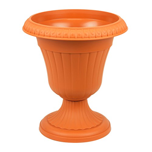 Form Plastic Pflanzpokal Amphore dekorative Pflanzgefäß Schale Vase Terracotta H 42 cm Blumentopf Milano von Form Plastic