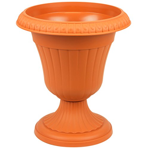 Form Plastic Pflanzpokal Amphore dekorative Pflanzgefäß Schale Vase Terracotta H 56 cm Blumentopf Milano von Form Plastic