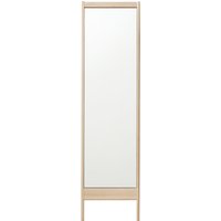 Form & Refine - A Line Spiegel, H 195,5 cm, Eiche weiß pigmentiert von Form & Refine