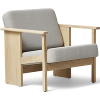 Form&Refine - Formandrefine Block Loungestuhl Eiche Weiss von Form&Refine