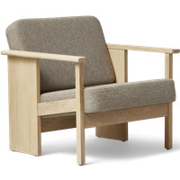 Form&Refine - Formandrefine Block Loungestuhl Eiche Weiss von Form&Refine