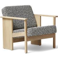 Form&Refine - Formandrefine Block Loungestuhl Eiche Weiss von Form&Refine