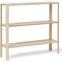 Form & Refine - Leaf Regal, 1 x 3, Weißeiche von Form & Refine
