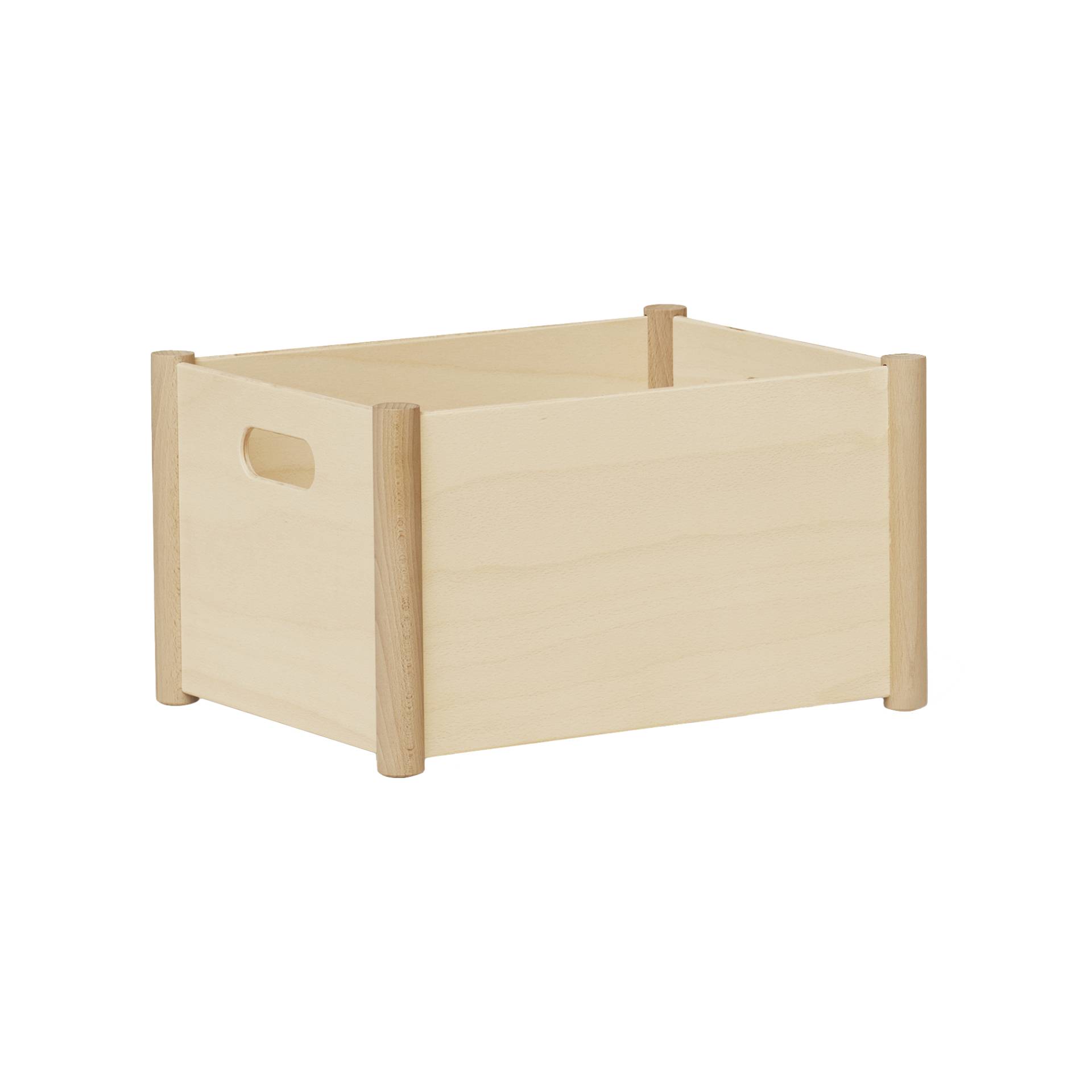 Form & Refine - Pillar Aufbewahrungsbox M - buche/LxBxH 36,6x28,8x21cm/maximale Traglast 15kg von Form & Refine