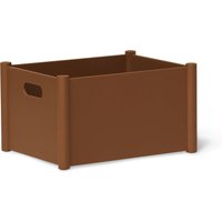 Form & Refine - Pillar Storage Box M, clay brown von Form & Refine