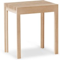 Hocker Lightweight white oiled oak von Form & Refine
