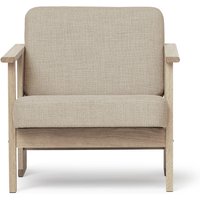 Sessel Block Lounge Chair white oiled oak von Form & Refine
