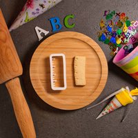 Ausstecher Lineal | Ausstechform Zentimetermaß Plätzchenform Einschulung Kekse Für Schultüte Ausstechförmchen Schulstart von FormYourCookie