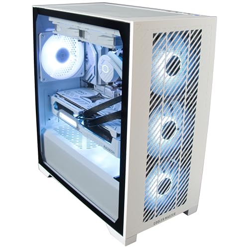 Formacom White Gaming PC Intel Core Ultra 9 285 bis 5,6 GHz Turbo 64GB DDR5-6000MHz 4TB M.2 SSD AMD Radeon RX 9070 XT 16GB GDDR6 Wi-Fi 240mm Wasserkühlung Windows 11 Pro einstellbare RGB-Beleuchtung von Formacom