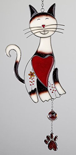 formano Fensterdeko Hänger Katze hängend 38 cm Fensterschmuck Hängedeko Cat von formano