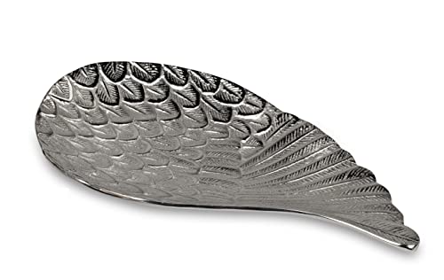 formano Dekoschale Schale Dekoteller Flügel Engelsflügel Aluminium 16 x30 cm Metall von formano