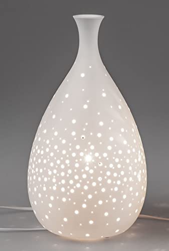 FORMANO Dekorative Lampe mit Punkten aus Porzellan 18x33cm von formano