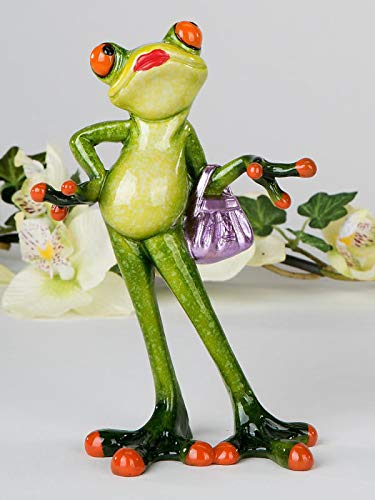 Formano 717917 Frosch Lady grün glasiert Handtasche von formano