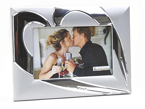 Moderner Fotorahmen Bilderrahmen Herz aus Aluminium 10x15 cm Moderner Fotorahmen Bilderrahmen Herz aus Aluminium 10x15 cm von formano