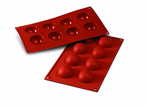 Silikomart 20.004.00.0060 SF 004 HALF-SPHERES - SILICONE MOULD ø50 H 25 MM von silikomart