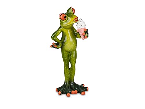 formano lustige Frösche Frosch Lady mit Eiscreme Froschpaar Dame Frau von formano