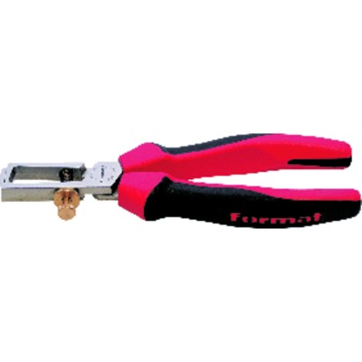 Abisolierzange mit 2-Komponenten-Griffen 160mm von Format
