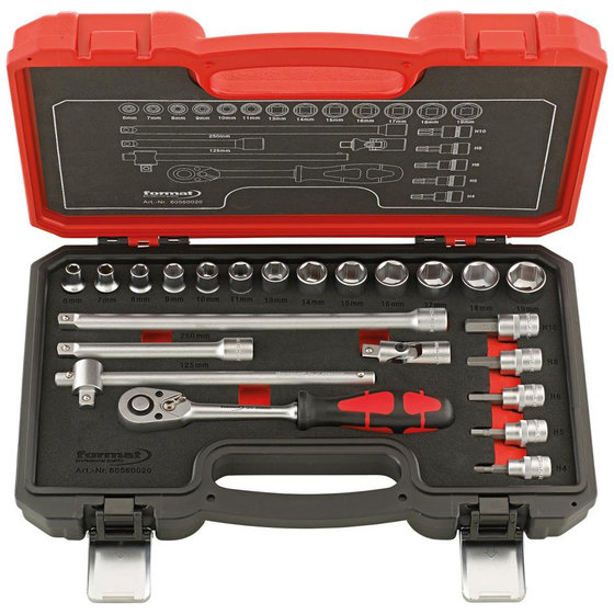 FORMAT - Steckschlüssel-Garnitur 3/8" 23-teilig von Format
