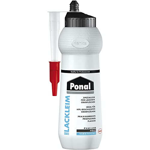Ponal Lackleim, Weißleim mit hoher Verleimfestigkeit auf lackierten und kunstoffbeschichteten Oberflächen, 1x400ml von Ponal