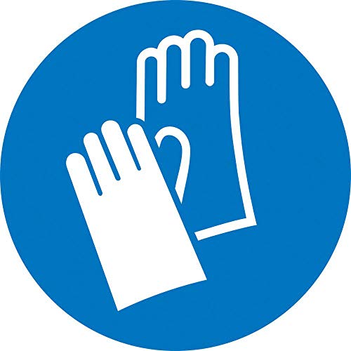 Betriebsausstattung24® Format 4044589022462 - Gebotsschild Fol schutzhandsch. D200- mm von Betriebsausstattung24