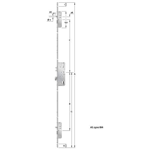 Format 4053569191272 – ht-mehrfachverriegelung. pz. e92. vk10.d65.20ktdl/DR von FORMAT