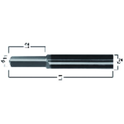 Gewindebohrer-Ausdreher VHM Z3 M5 von Format