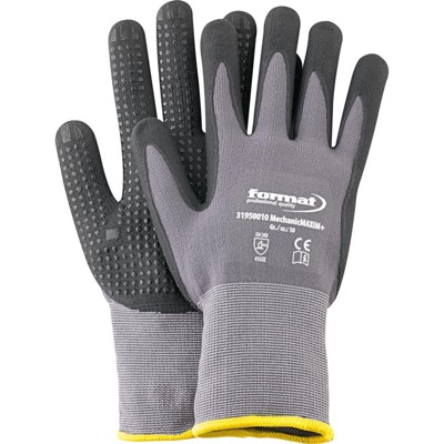 Handschuh Maxim+, mit Noppen, Größe 7 von Format