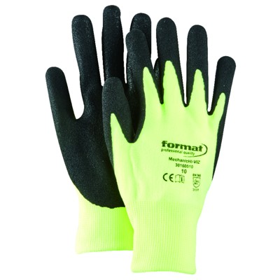 Handschuh Mechanic Hi-Viz, Größe 11 von Format
