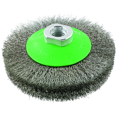 Kegelbürste rostfrei M14 gewellt 100x0,2mm Kegelbürste rostfrei M14 gewellt 100x0,2mm von Format