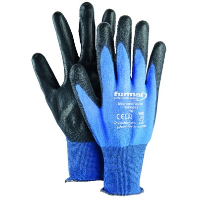 Montagehandschuh MechanicTOUCH, blau/schwarz, Größe 9 von Format