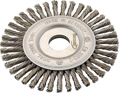 Rundbürste Stahldr. 125x6mm gezopft FORMAT von FORMAT