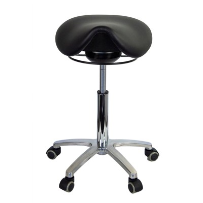 Sattelhocker UPRIGHT VENEZIA 360 °, freischwingend, schwarz von Format