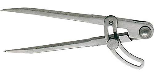 FORMAT Spitzzirkel 150mm Einstellbogen aus Legiertem Stahl, Grau, A4, Letter von FORMAT