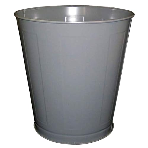 Formbin Facilities – 108 Abfalleimer – Palette mit 18 Kisten – 28 Qt. Rundes Metall – Modell 1302-3 – Grau von Formbin Facilities