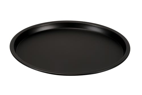 FORMEGOLOSE, Edelstahl-Pizzapfanne 32cm, Doppellagig Antihaftbeschichtet, Farbe Schwarz von Formegolose