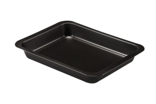 FORMEGOLOSE, Lasagnera 22x28cm, Aus Stahl Mit Doppelter Antihaftbeschichtung, Farbe Schwarz von Formegolose
