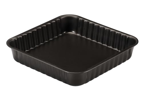 FORMEGOLOSE, Quadroform 24x24cm, Stahl Mit Doppelter Antihaftbeschichtung, Farbe schwarz von Formegolose