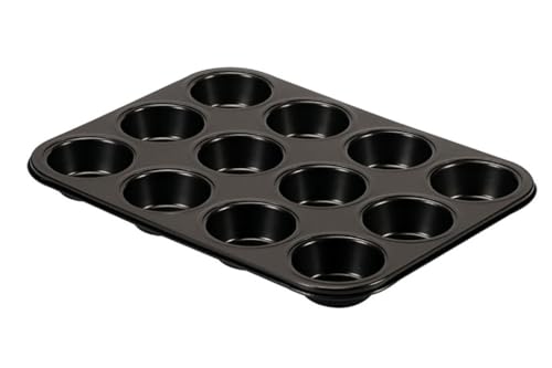 Formegolose 89912FG Muffinform 12er (27 x 35 cm), Schwarz, 12 muffins , von Formegolose