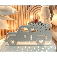 Silikonform/Gießform Einschieber Weihnachtstruck Mit Tannenbaum 16cm Einschieber/ Raysin von Formenvielfalt