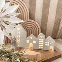 Silikonform/Gießform Lichthäuserreihe Lichthäuser Für Led Lichterkette /Leuchthaus/ Haus /Raysin von Formenvielfalt